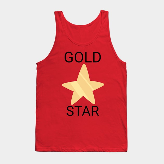 Gold Star Tank Top by StormiMakesMerch